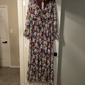 Pink Blush Maternity Maxi Dress